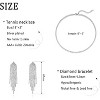 14K Gold Plated Tennis Necklace - 3mm Rhinestone Butterfly Choker for Women - 2 of 4