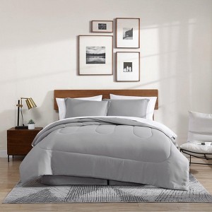 Swift Home | 8-Piece Ultra Soft Solid Bed-In-A-Bag Bedding Set - 1 of 4