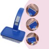 Unique Bargains Pets Grooming Brush 7.87"x4.72" Blue 1 Pc - 2 of 4