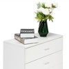Karl Home 3-Drawer White Particle Board 25.98in. W Chest of Drawer - 2 of 3