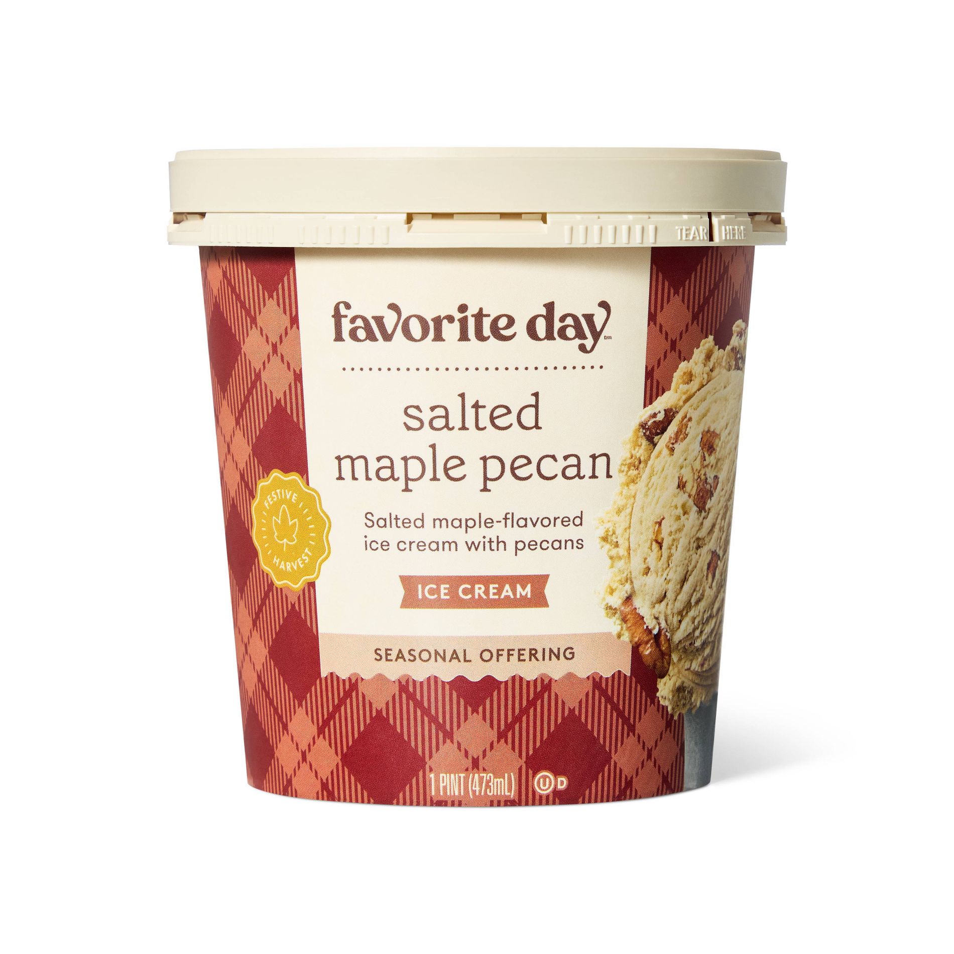 Salted Maple Pecan Ice Cream - 16oz - Favourite Day™