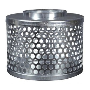 Apache 70002507 6 Inch Diameter Corrosion Resisting Plated Steel Round Hole Suction Strainer for Pumps without Foot Valves, Female Pipe Thread - 1 of 2