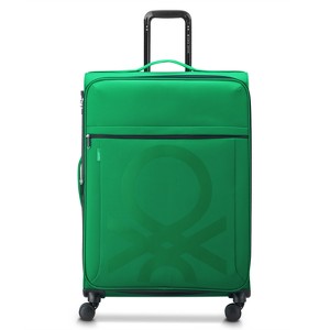 United Colors of Benetton x DELSEY PARIS Large Checked Color Block 27" Softside Spinner Suitcase - 1 of 4