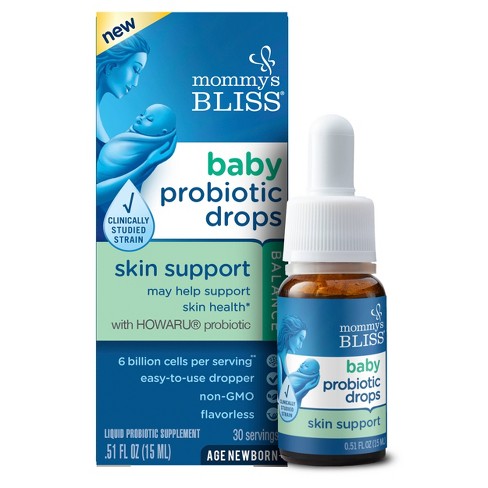 Mommy's Bliss Baby Probiotic Drops Skin Support - 0.5 fl oz - image 1 of 4