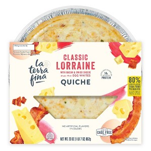 La Terra Fina Lorraine Quiche - 23oz - 1 of 4