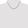 Black Bow Jewelry 3.2mm, Sterling Silver, Diamond Cut Box Chain Necklace - 2 of 4