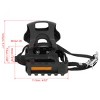 Unique Bargains Pair Road Mountain Bike Pedals with Toe Clips Foot Straps 5.71"x4.53"x3.54" 2 Pcs - 3 of 4