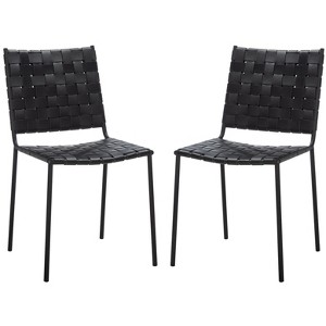 Wesson Woven Dining Chair (Set of 2) - DCH3005 - Safavieh - 1 of 4