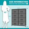 Kumasinova Dresser for Bedroom,Tall Chest of Drawers with Metal Frame and Wood Top,Storage Tower for Kid Room,Closet,Entryway,Nursery - 2 of 4