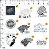 Game of Thrones House Stark 50ct Vinyl Large Deluxe Stickers Variety Pack - 2 of 4