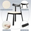 Dining Chairs Set of 4,Modern PU Leather Upholstered Chairs with Anti-Slip Pads, Comfy Dining Room Kitchen Chairs - 4 of 4
