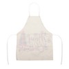 Unique Bargains Christmas Aprons Linen Black Red Brown Beige White 21.65"x26.77" 1 Pcs - 4 of 4