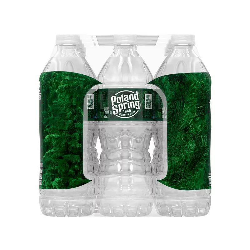 12 Pack Poland Spring Brand 100% Natural Spring Water, 16.9oz, 4 of 7