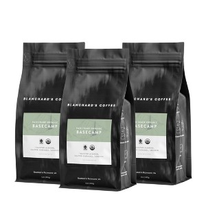 Blanchard's Coffee Co. Fair Trade Organic Basecamp Blend Dark Roast Coffee 3 pack of 12oz bags - 1 of 1