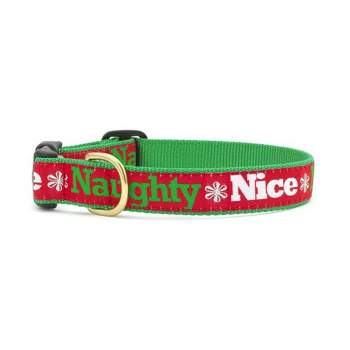 Up Country Naughty & Nice Dog Collar S (9-15”); Narrow 5/8 inch width
