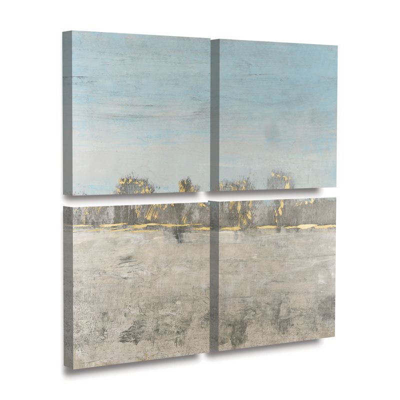 Trademark Fine Art Tim OToole  Pale Blue Sky I 4 Piece Panel Set Art, 2 of 4