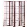 KWPZQEB 4 Panel Room Divider, Oriental Shoji Screen, 72" Folding Privacy Screen, Freestanding Wall Decorative Privacy Screen for Living Room - 4 of 4