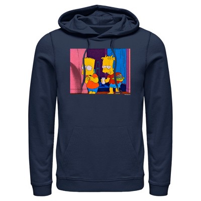 Men's The Simpsons Treehouse Of Horror Double Bart Scene Pull Over ...