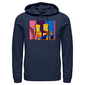 Men's The Simpsons Treehouse of Horror Double Bart Scene Pull Over Hoodie - 1 of 4