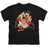 Boys' Short Sleeve Looney Tunes Valentine's Day Taz Tied Up With Love T-Shirt Boys and Girls - 2 of 4