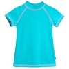 City Threads USA-Made Girls UPF 50+ Short Sleeve Rashguard - 2 of 4