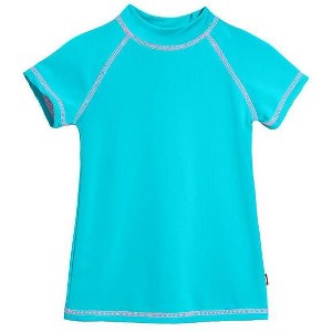 City Threads USA-Made Girls UPF 50+ Short Sleeve Rashguard - 1 of 4