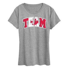 Women's - Instant Message - Team Canada Short Sleeve Graphic T-Shirt - 1 of 4