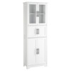 Karl Home | Freestanding Linen Cabinet White - 3 of 4