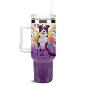 100 North Bougie Diamond Fit For A Queen Wrap-Around 40 Oz. Stainless Steel Water Bottle Coffee Mug, Spill & Leak Resistant, Travel Tumbler with - 1 of 4