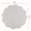 REGALWOVEN PU Heat Resistant Wipeable Placemats 15" x 15" 6 Pcs - 4 of 4