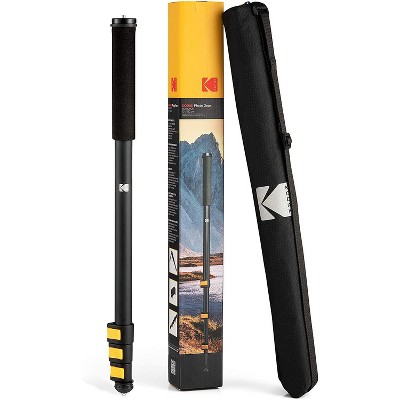 KODAK PhotoGear 72” Portable Monopod  21”-70” Lightweight Aluminum Monopod  4-Section Flip Lock Adjustment, Smartphone Adapter