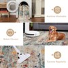 Area Rug, Washable Area Rug ¨C Non Slip Abstract Soft Faux Wool Low Pile Rug for Living Room/Bedroom/Dining Room - 3 of 4