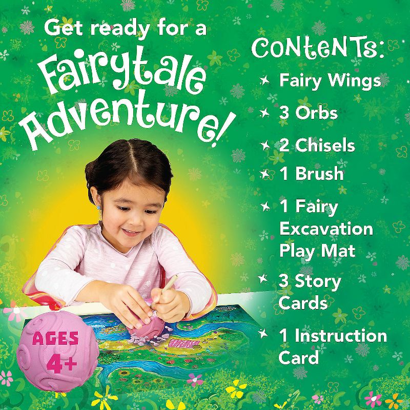 MindWare Dig It Up! Enchanted Discovery Kit - Includes Fairy Wings & 3 Enchanted Creatures to Discover, 3 of 4