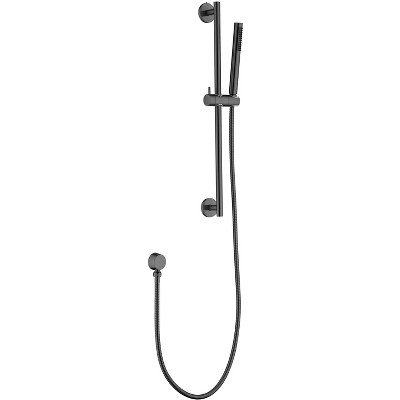 DOMETOUR Handheld Shower with 28-Inch Slide Bar and 59-Inch Hose