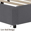 Double Bed Frame with Padded Bed Ring and Lambswool Headboard Platform, Cloud-Like Bed Frame with Soft Rounded Corners, Easy to Assemble - 4 of 4