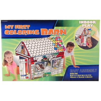 Excite My Coloring Paper Barn Playset