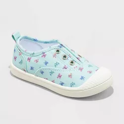 Toddler Rory Butterfly Print Slip-On Sneakers - Cat & Jack™ Mint Green 6