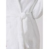 cheibear Women's Winter Fuzzy Belted Hooded Flannel Plush Bath Robe with Pockets - image 4 of 4