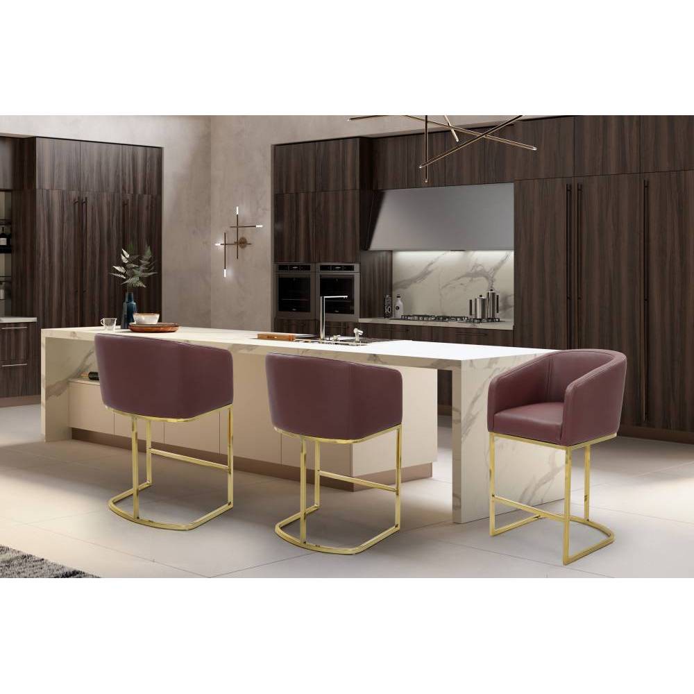 Easly Counter Stool Wine - Chic Home Design was $299.99 now $209.99 (30.0% off)