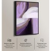 Art Remedy Fashion Fest Amethyst and Earth Combo Retro Abstract Wall Art Framed - 3 of 4