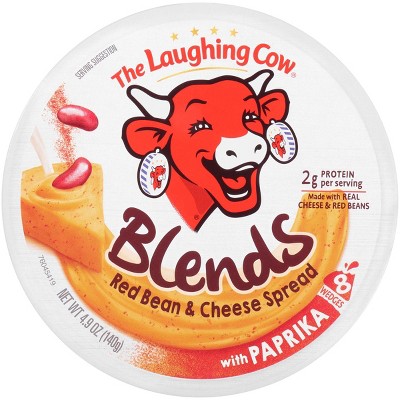 The Laughing Cow Blends Red Bean & Cheese Spread with Paprika - 4.9oz/8ct Wedges