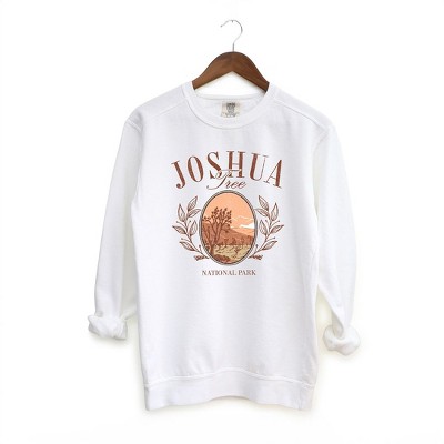 Simply Sage Market Women's  Garment Dyed Graphic Sweatshirt Joshua Tree Grunge