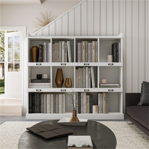 SKRAN 10-Shelf Bookcase with Cubbyhole Storage -  MDF Bookshelf for Books, Binders, Photos, and Collectibles - 1 of 4