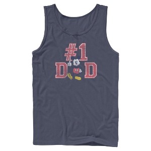 Mens Mickey & Friends Father's Day Mousey #1 Dad Tank Top - 1 of 4
