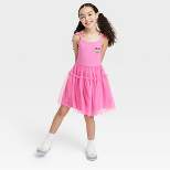 Kids' Sleeveless A-Line Dress - Pink