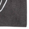 Avanti  Granite with Silver Script Monogram Bath Towel Letter   W - 3 of 3