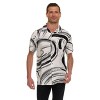 Super Triple Goose Men’s Printed Rayon Camp Collar Shirt - Soft Feel, Moisture-Wicking, Easy Care - 3 of 4
