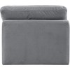 Meridian Furniture,Indulge Velvet Armless Chair - 3 of 4