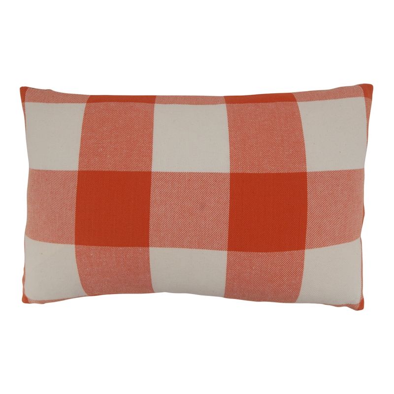 Saro Lifestyle Saro Lifestyle Pillow Cover With Buffalo Plaid Design, 1 of 4