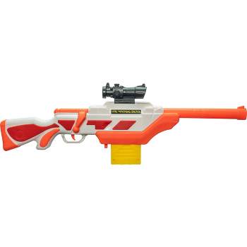 Qaba Automatic Toy Gun Foam Blaster for Nerf Foam Darts with Sight 20 Soft  EVA Refill Darts Shooting Game 8 12 years old